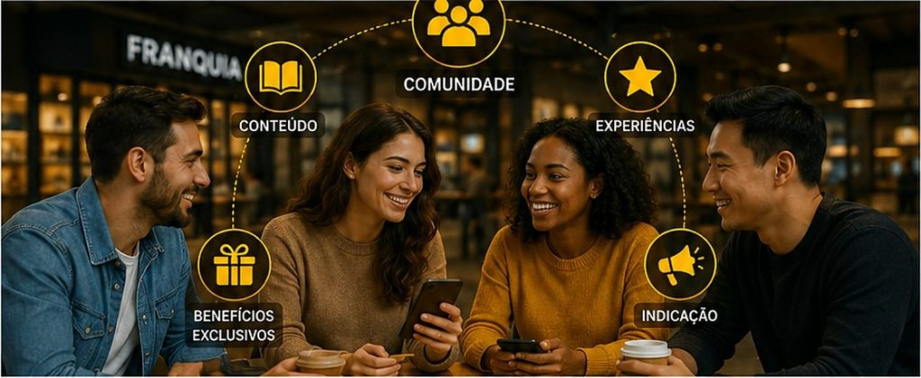 comunidade satisfeita
